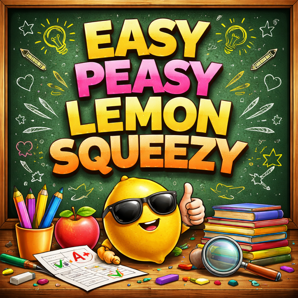 Easy Peasy Lemon Squeezy